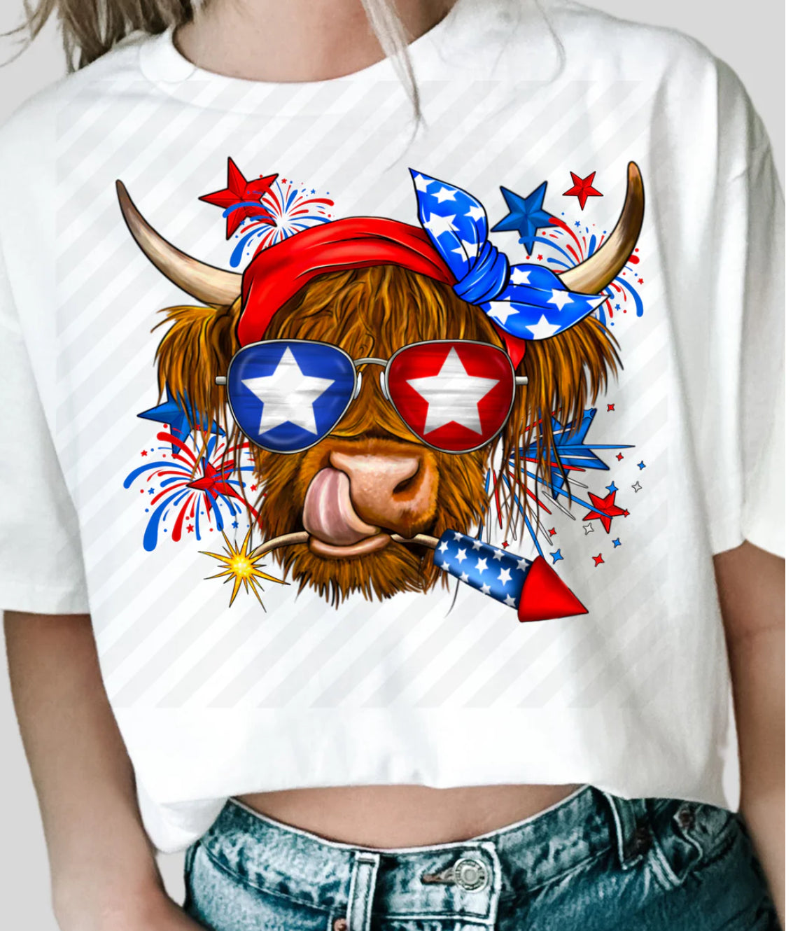 4th of July Cow
